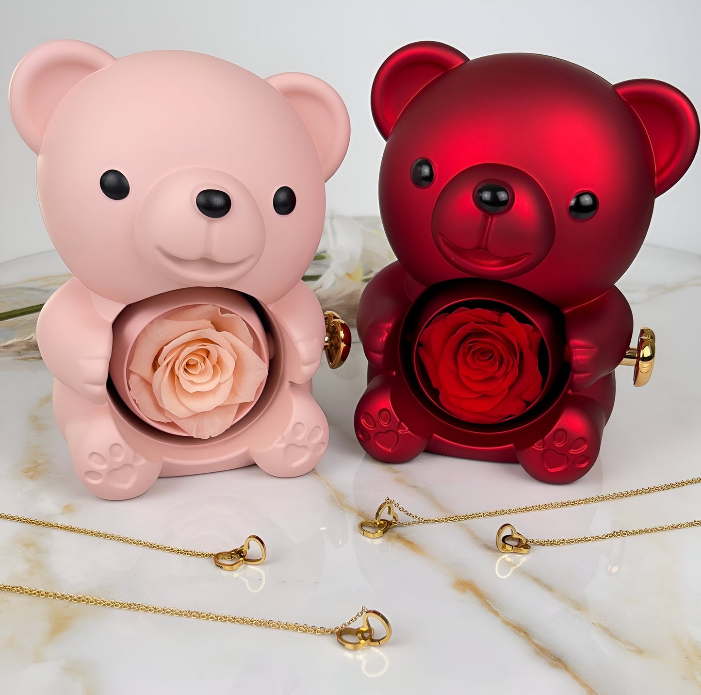 Giorely™ Collana di Cuori & Orso Amore