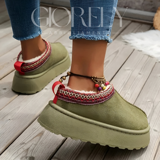 Scarpe Invernali Donna | Green Slippers